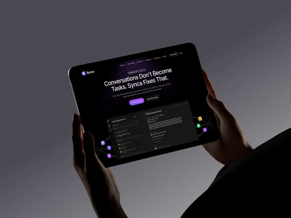 Synca - Smart Team Communication & Workflow Platform Image 1