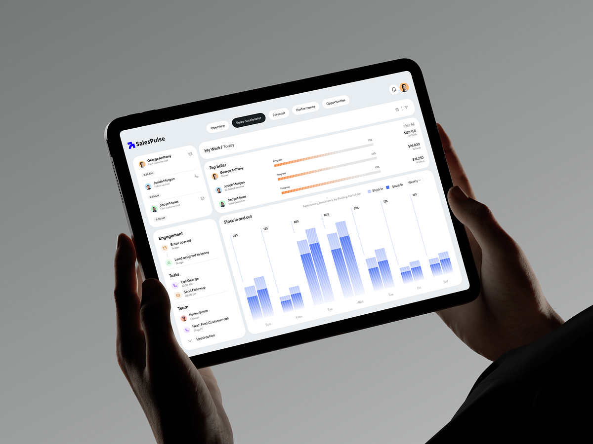 Sales Accelerator Dashboard | B2B SaaS Sales Management UI Image 1