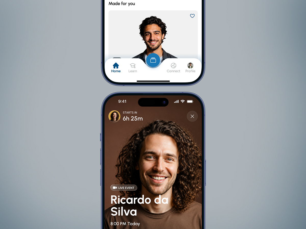 Wellness Community App Design | Health & Personal Growth Image 3