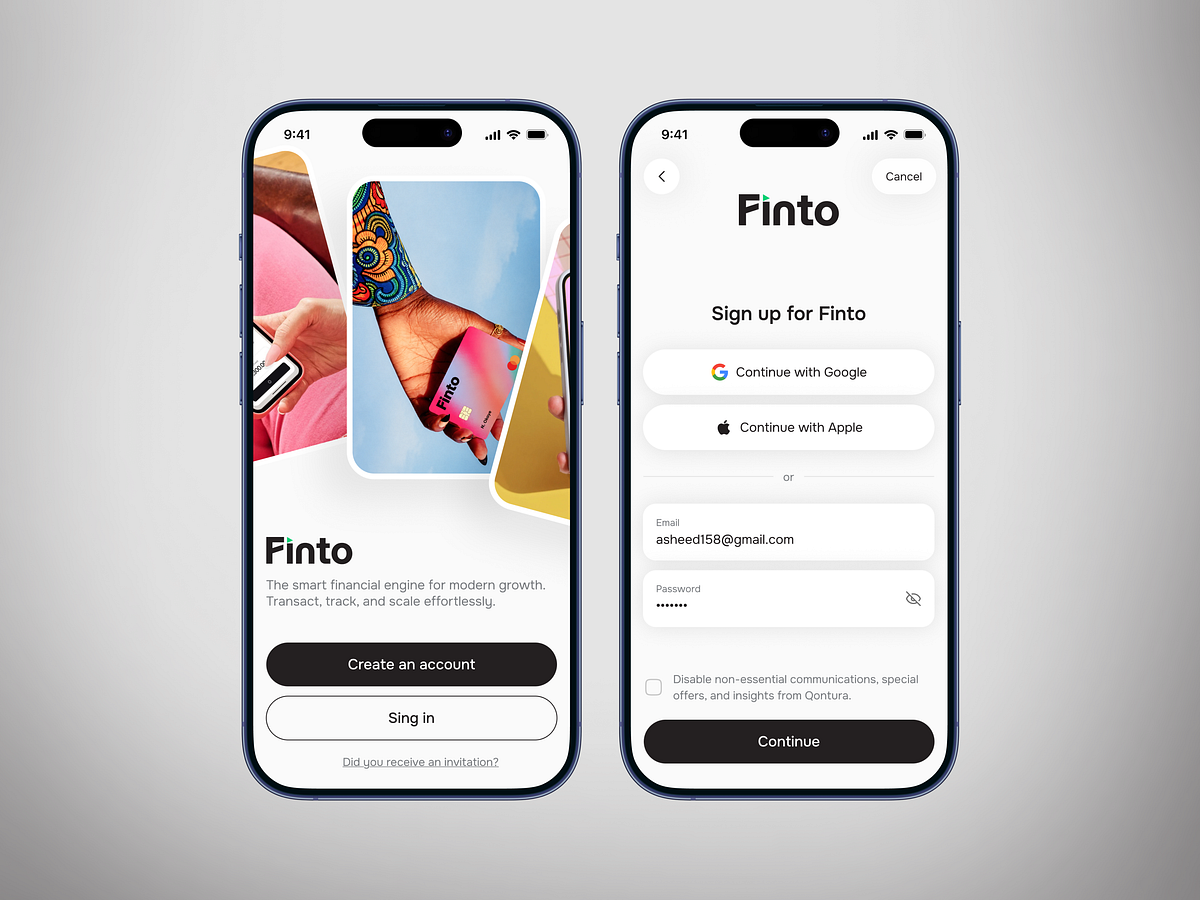 FinTech App Onboarding | Account Setup & Financial UI Design Image 2