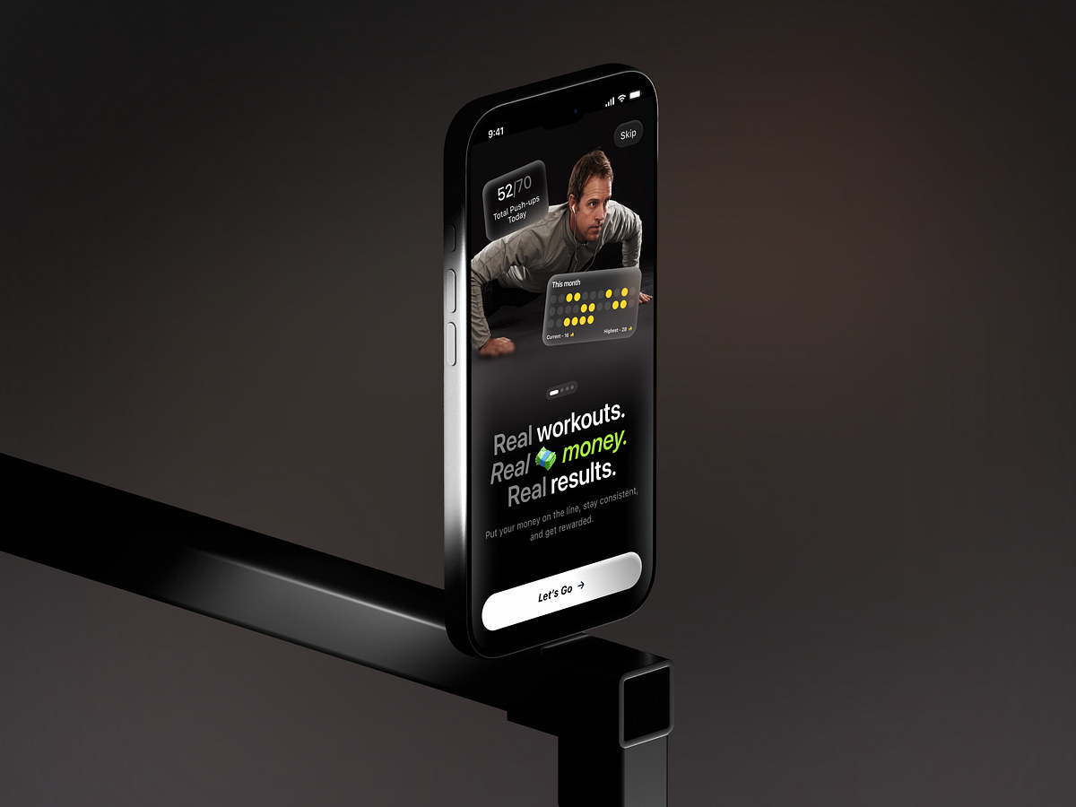 Fitness Challenge Mobile App | Workout Tracking & Rewards Image 3