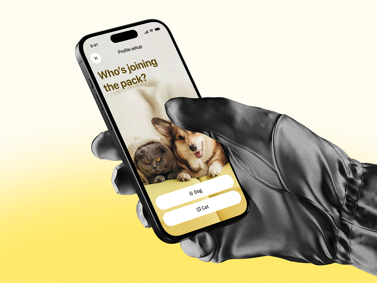 Pet Tracking App Design | GPS, Health & Pet Activity Image 2