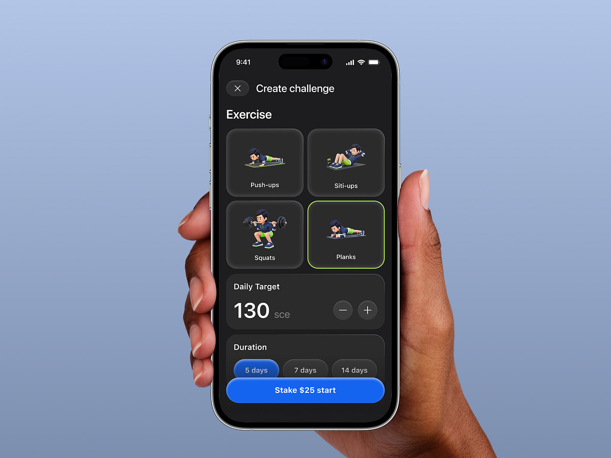 Fitness Challenge App | Workout Tracking App Image 1