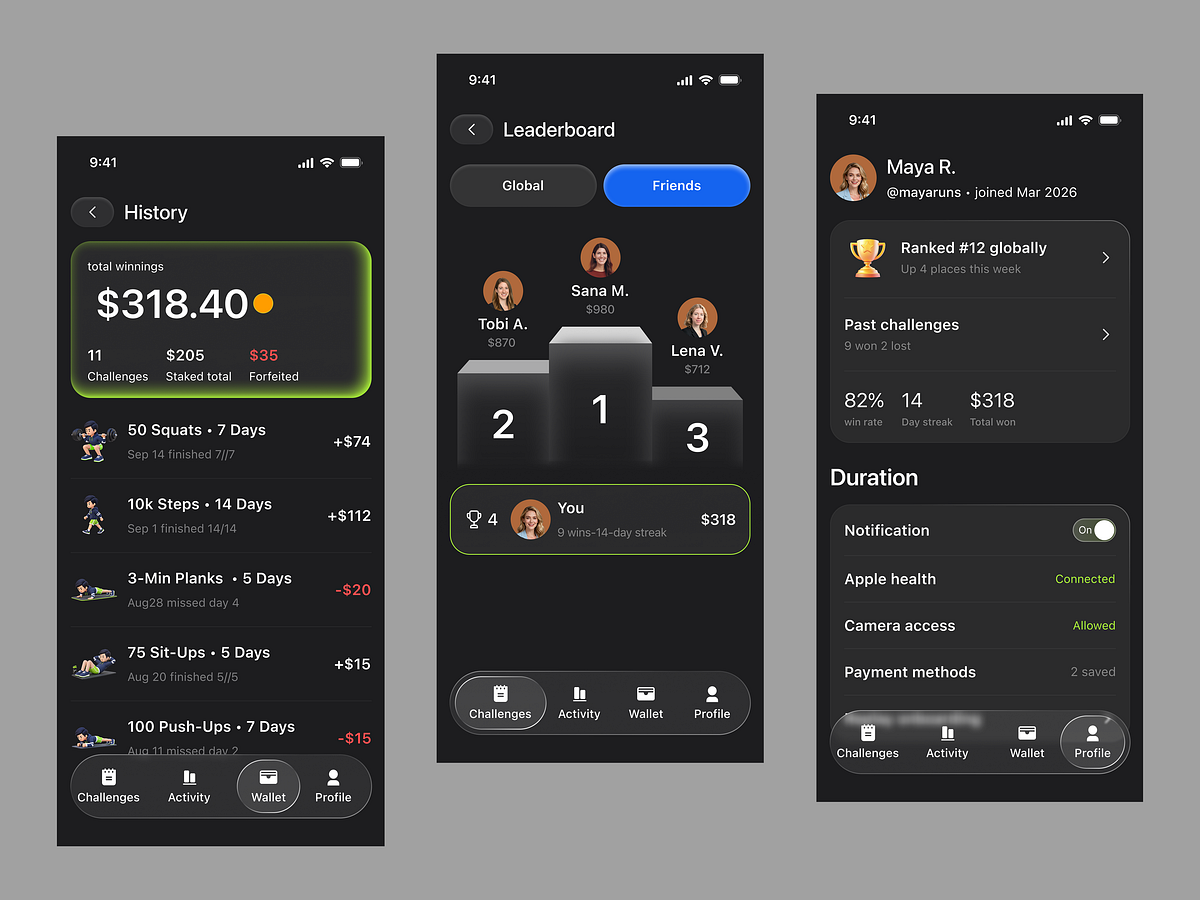 Fitness Challenge App | Workout Tracking Image 0