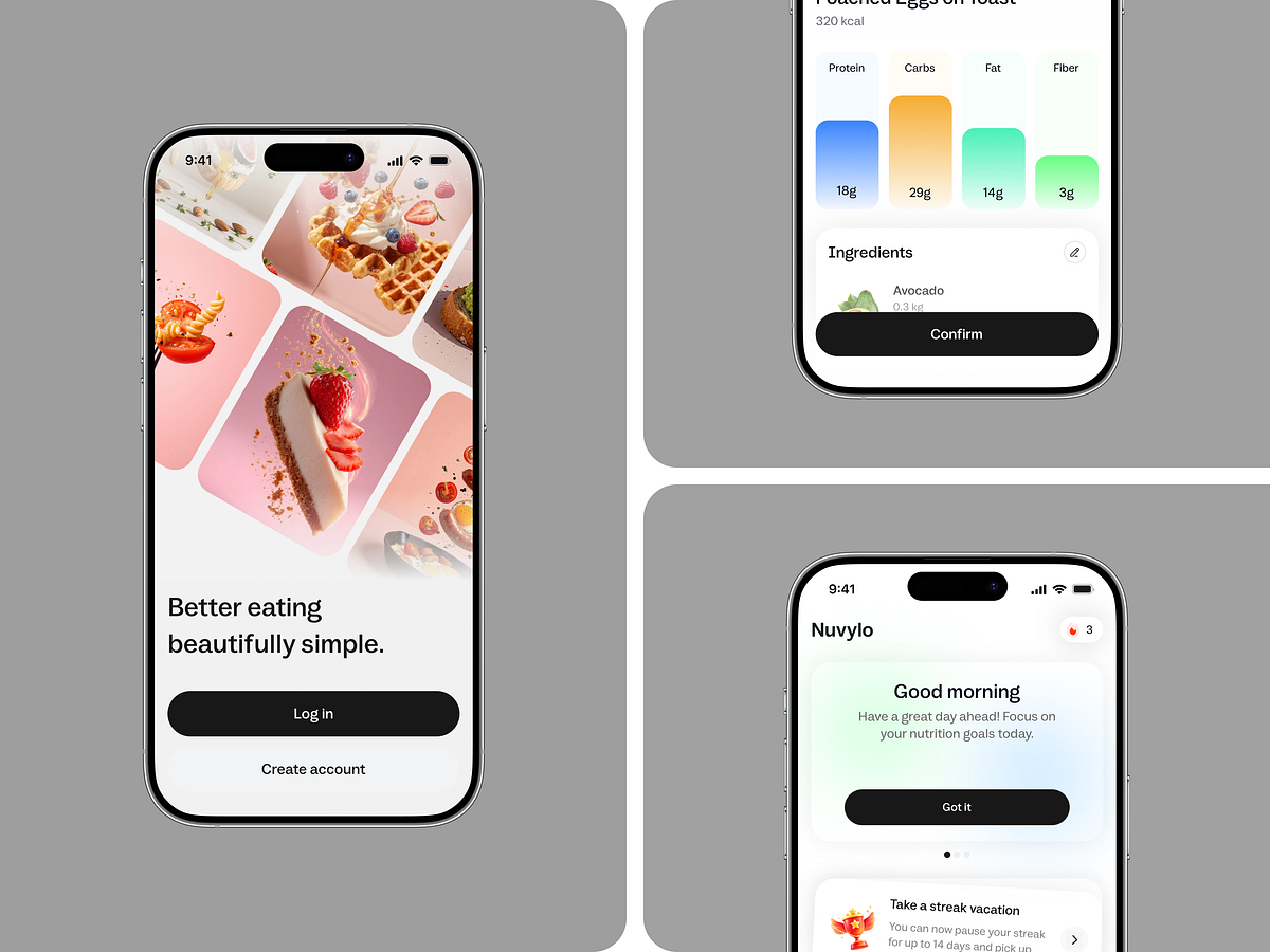 Nutrition Tracking App | Meal Logging & Daily Goals Image 1