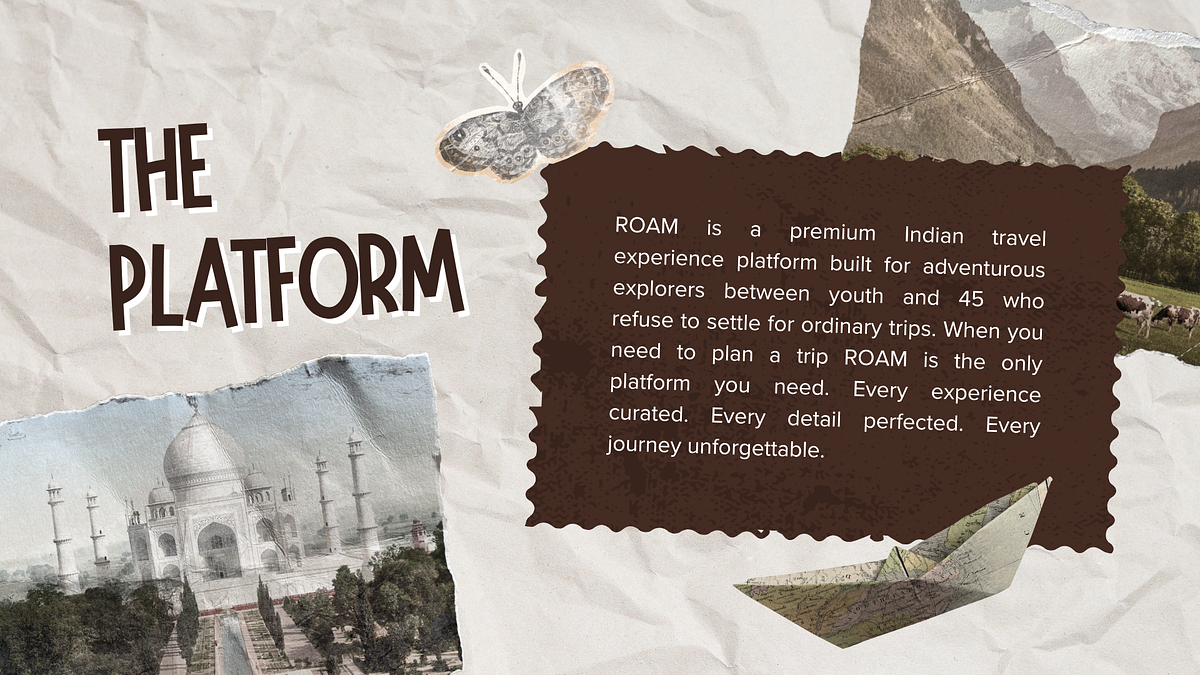 ROAM — Premium Indian Travel Experience Platform Brand Direction Image 0