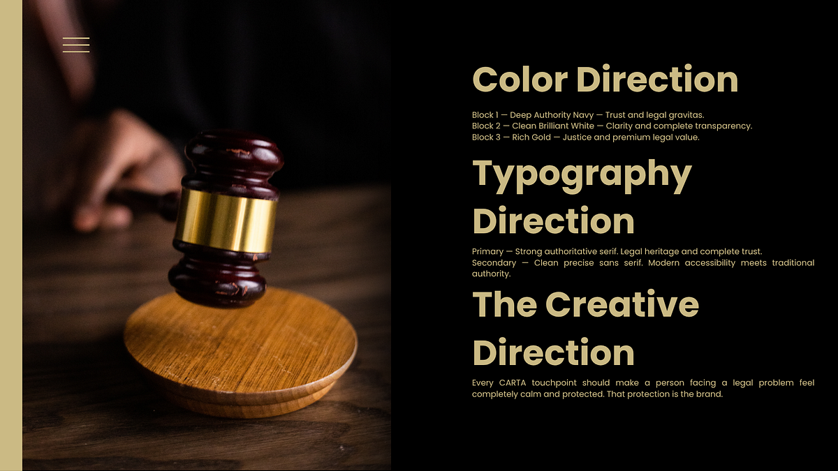 CARTA — Premium Indian Legal Tech Platform Brand Direction Image 1