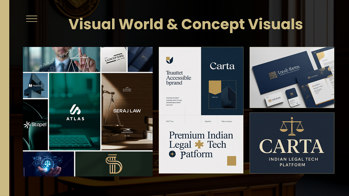 CARTA — Premium Indian Legal Tech Platform Brand Direction Image 2
