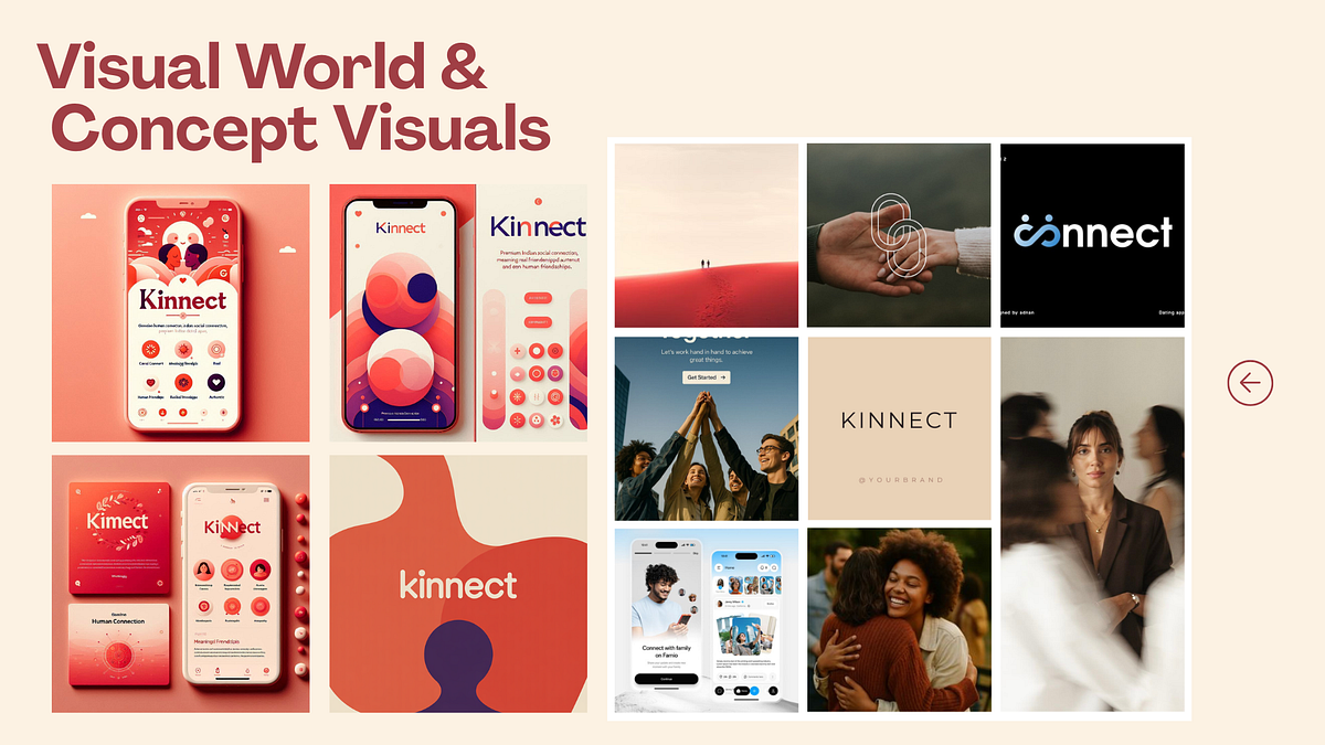 KINNECT — Premium Indian Social Connection App Brand Direction Image 2