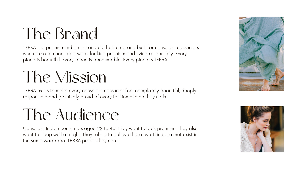TERRA — Premium Indian Sustainable Fashion Brand Direction Image 0