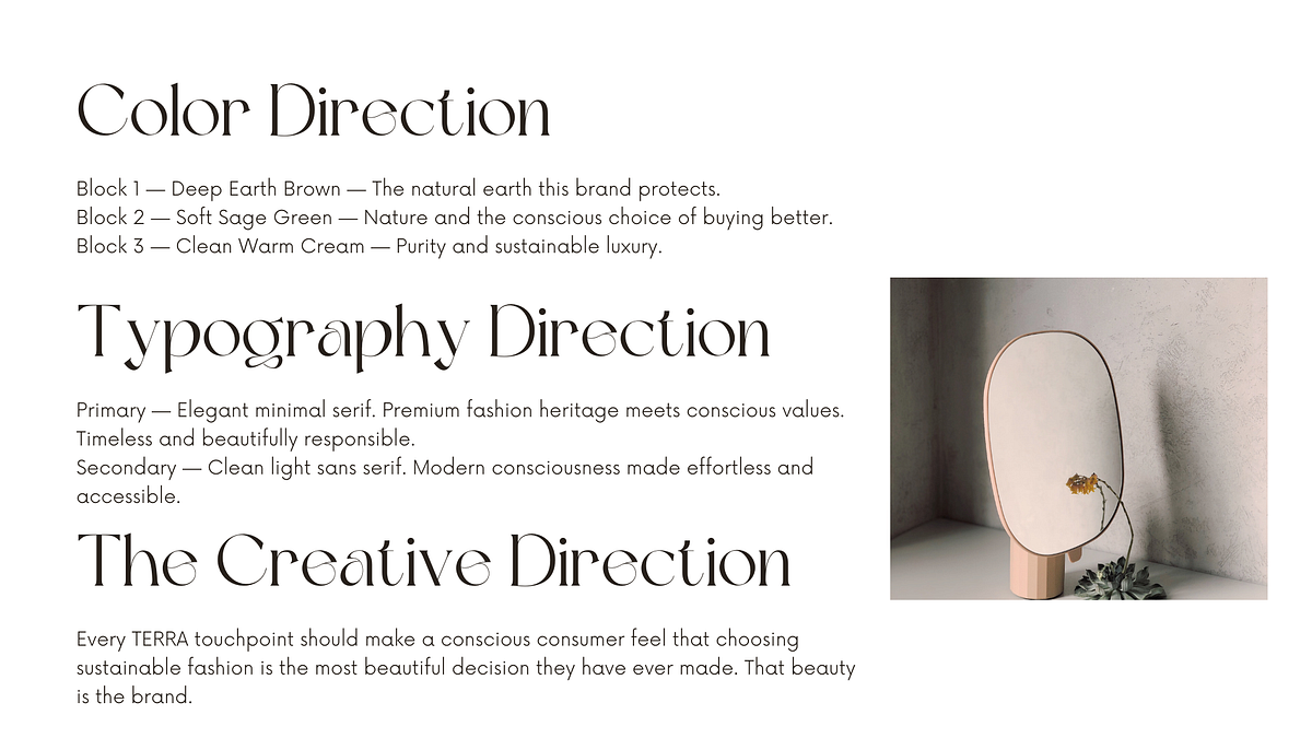 TERRA — Premium Indian Sustainable Fashion Brand Direction Image 1
