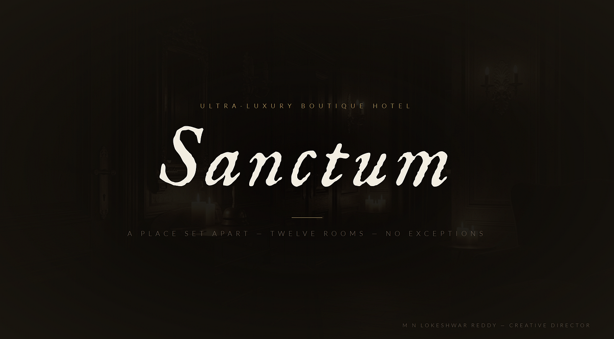 SANCTUM — Ultra-Luxury Boutique Hotel Brand Direction Image 0