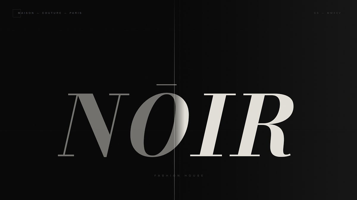 NŌIR — Ultra-Luxury Couture Fashion House Brand Direction Image 0