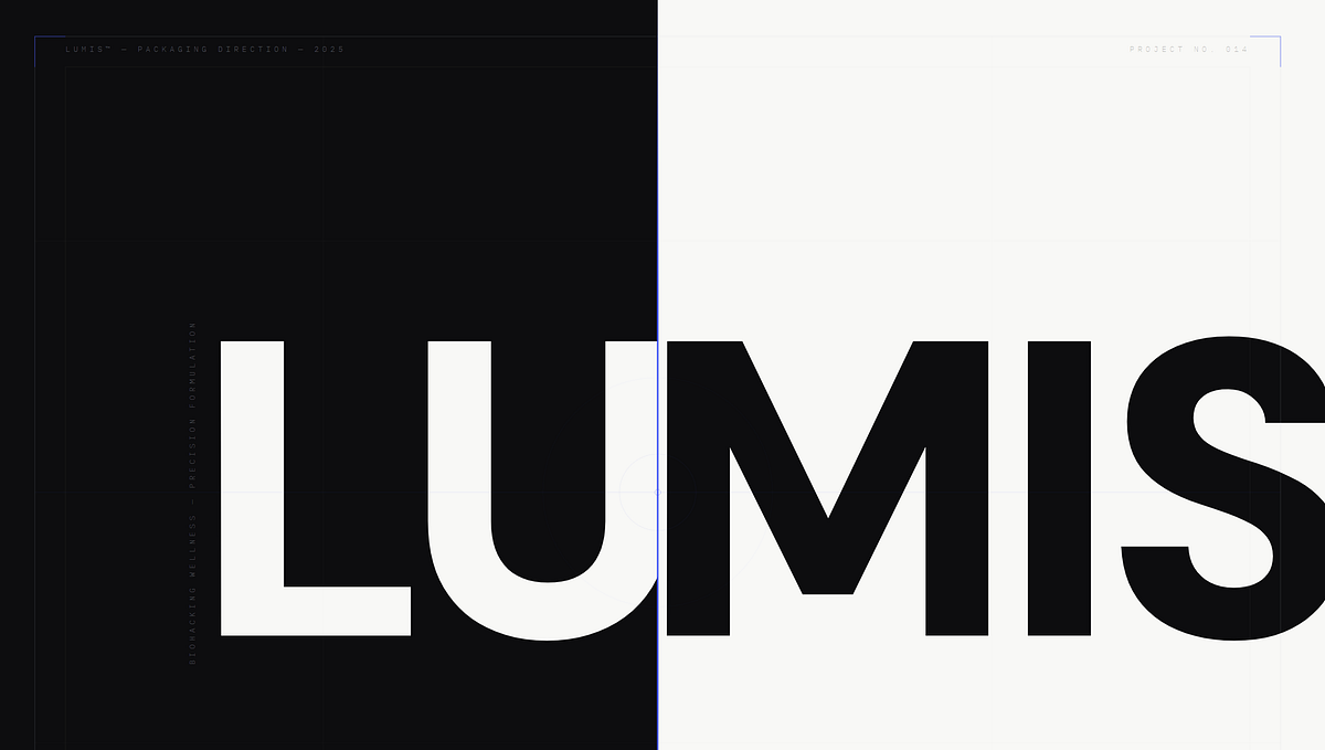 LUMIS — Premium Biohacking Wellness Packaging Direction Image 0
