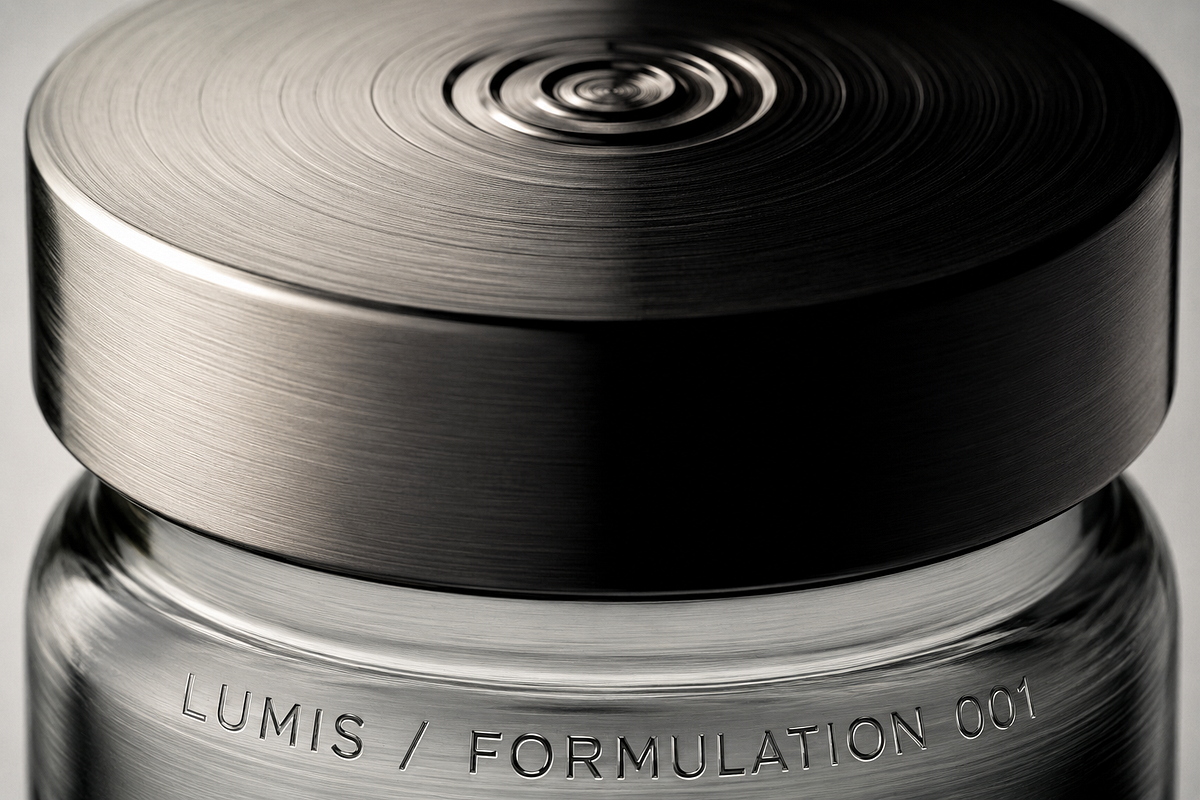 LUMIS — Premium Biohacking Wellness Packaging Direction Image 3