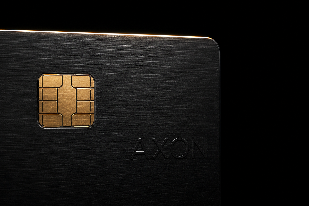 AXON — Premium Neobank UI Direction Image 1