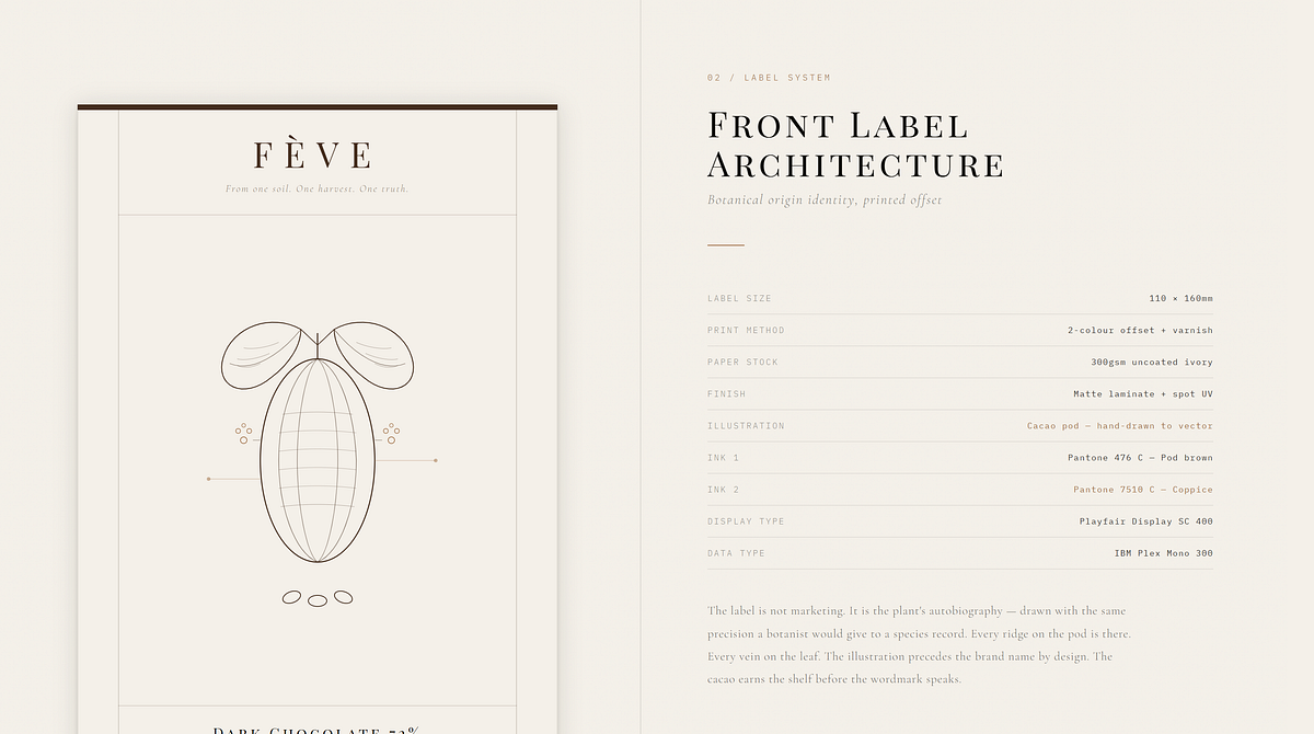 FÈVE — Artisan Chocolate Packaging Direction Image 0