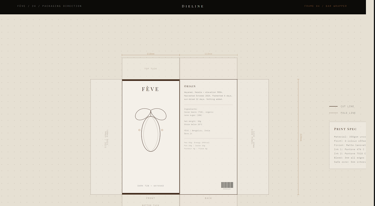 FÈVE — Artisan Chocolate Packaging Direction Image 2