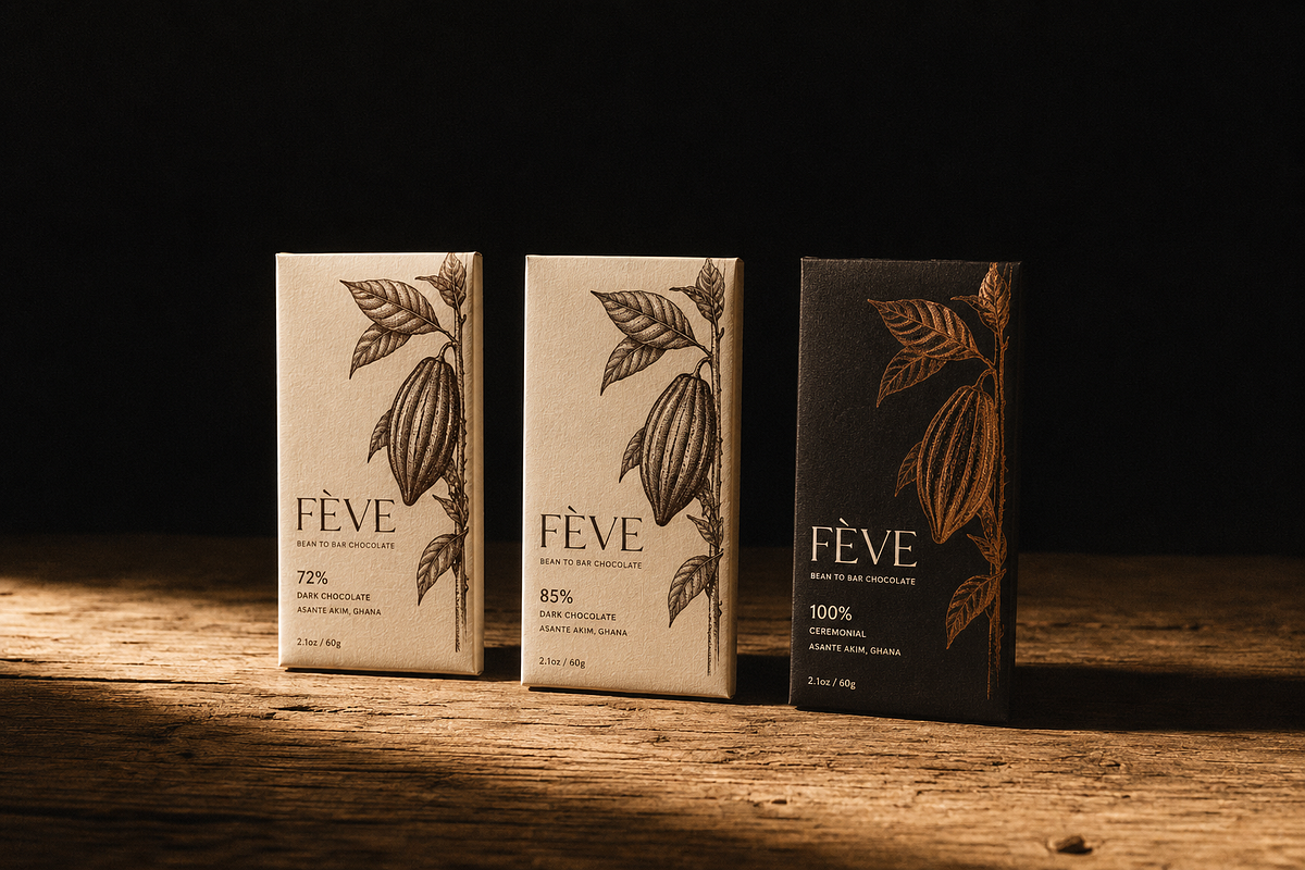 FÈVE — Artisan Chocolate Packaging Direction Image 7