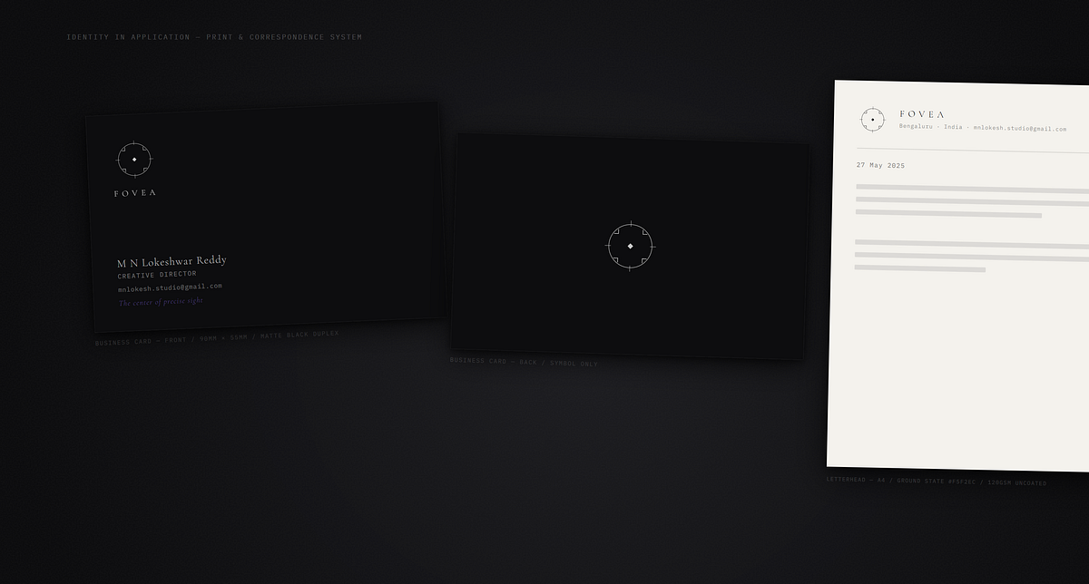 FOVEA — Optical Eyewear Logo Direction Image 7
