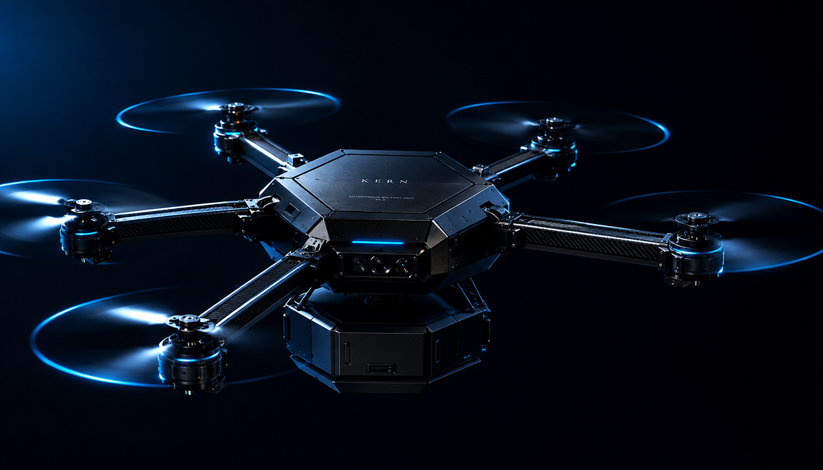 VOSS — Autonomous Aerial Logistics UI / Web Direction