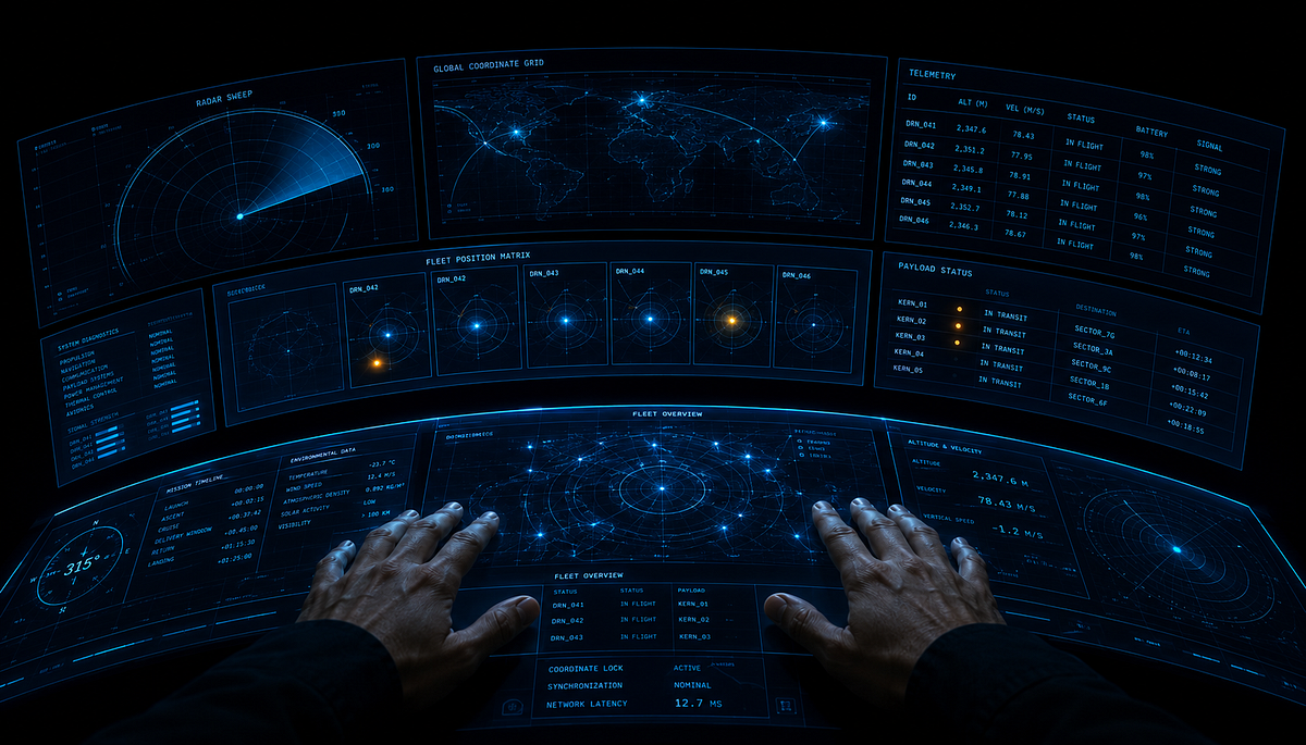 VOSS — Autonomous Aerial Logistics UI / Web Direction Image 7