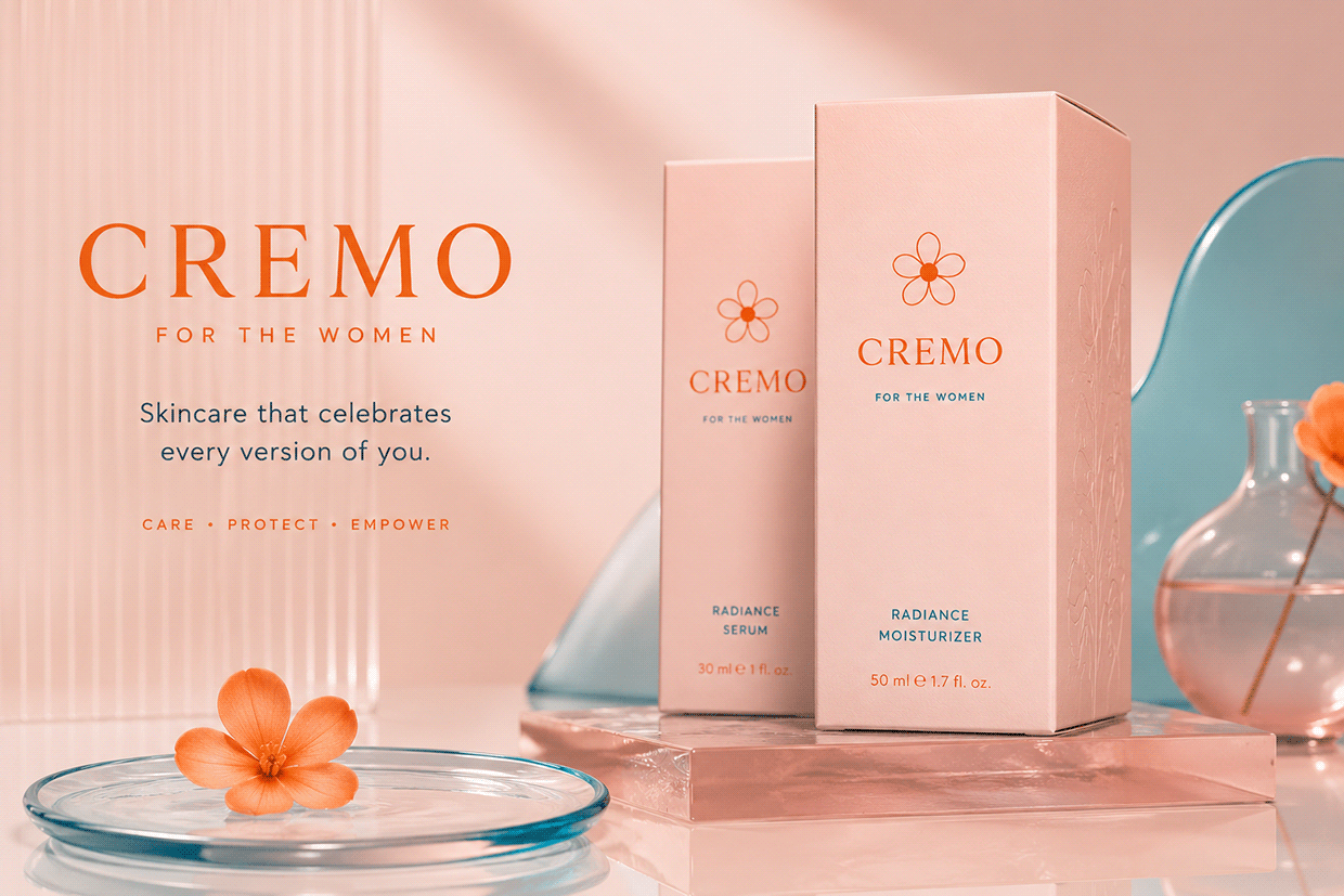 CREMO — Skincare Brand Identity