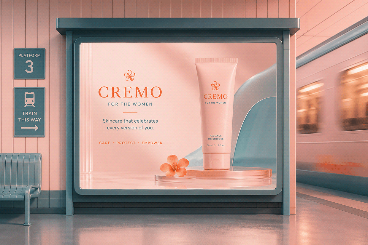 CREMO — Skincare Brand Identity Image 1