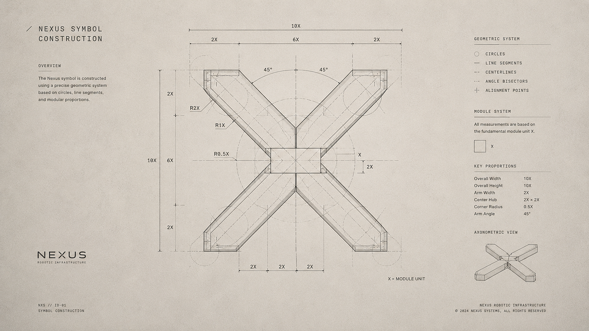 NEXUS — Robotics Infrastructure Brand Direction Image 2