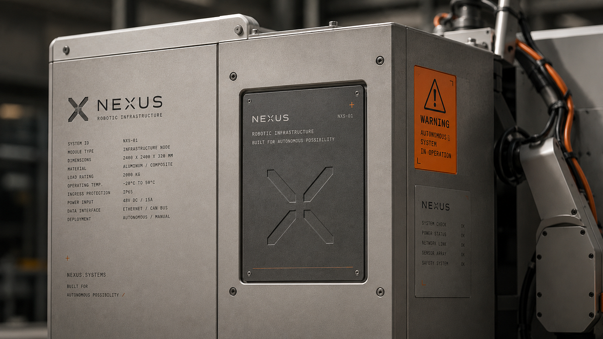 NEXUS — Robotics Infrastructure Brand Direction Image 8