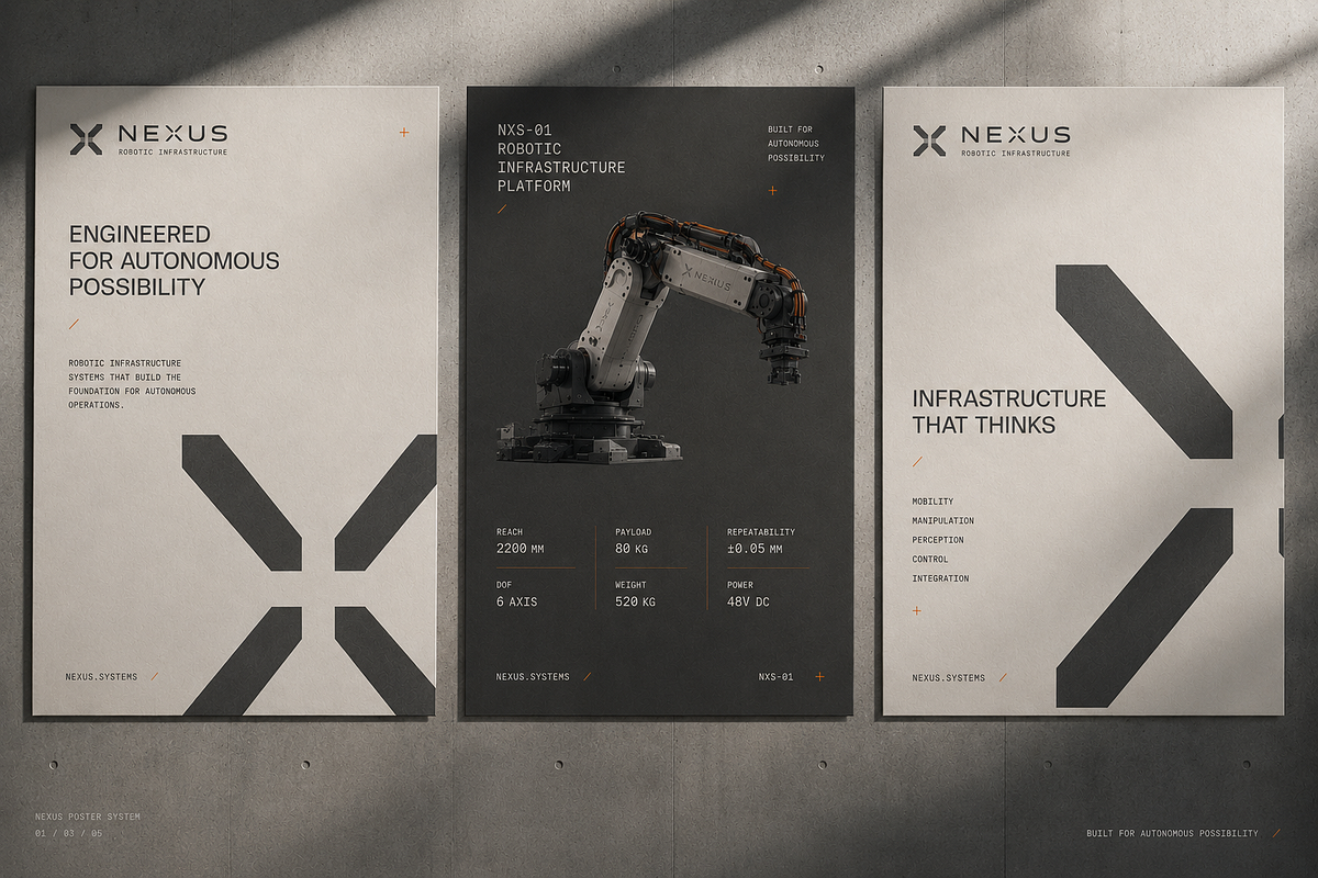 NEXUS — Robotics Infrastructure Brand Direction Image 10