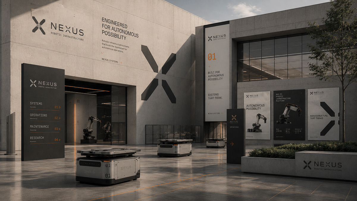 NEXUS — Robotics Infrastructure Brand Direction Image 13