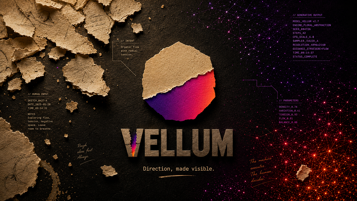 VELLUM — Generative AI Design Platform Brand Direction Image 10