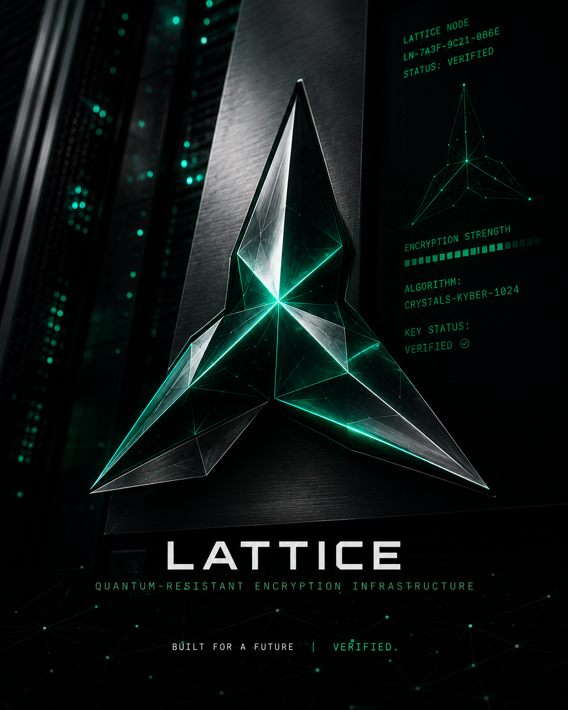 LATTICE — Quantum Encryption Infrastructure Brand Direction Image 0