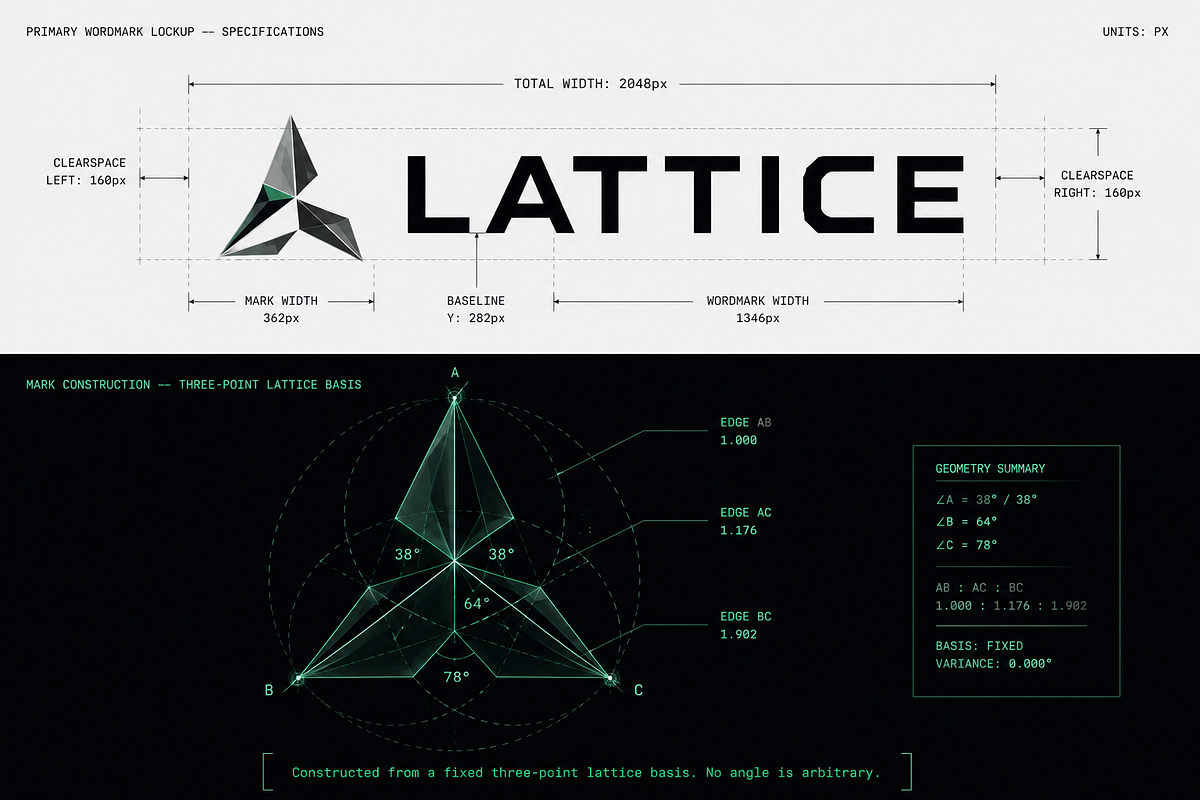 LATTICE — Quantum Encryption Infrastructure Brand Direction Image 2
