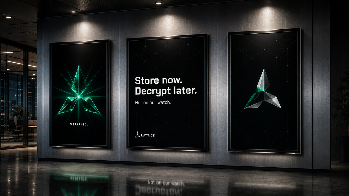 LATTICE — Quantum Encryption Infrastructure Brand Direction Image 6
