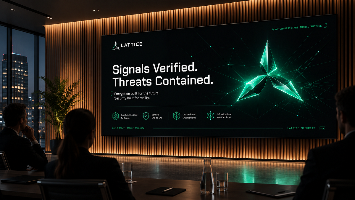 LATTICE — Quantum Encryption Infrastructure Brand Direction Image 7