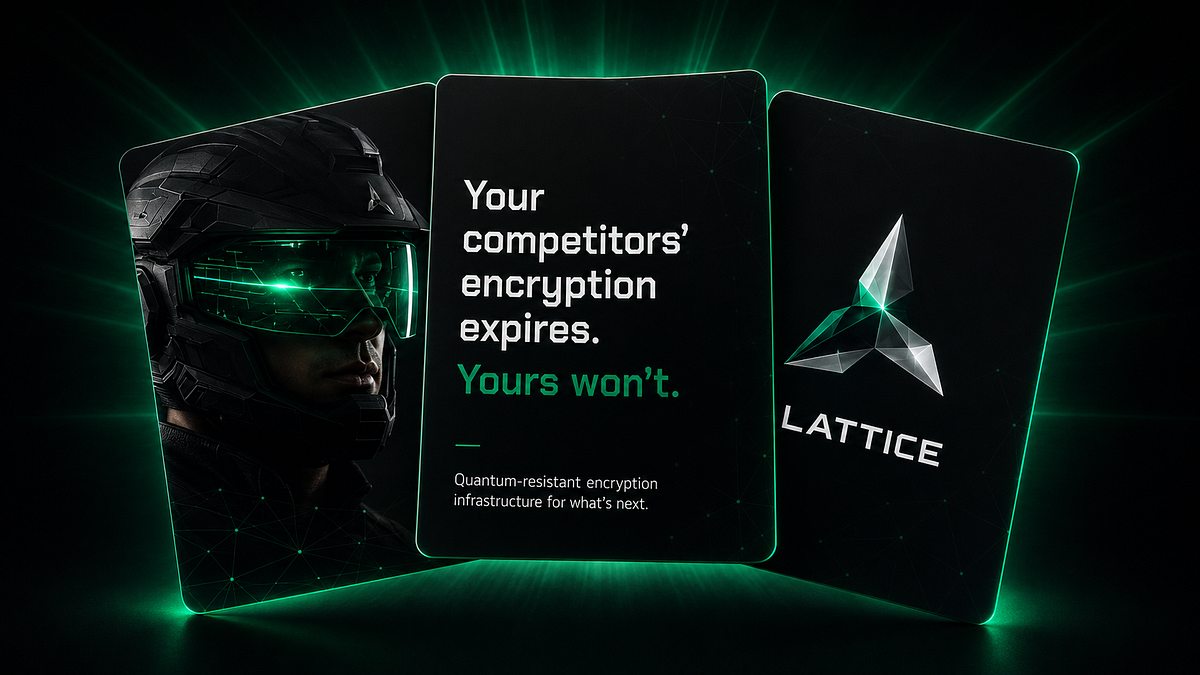 LATTICE — Quantum Encryption Infrastructure Brand Direction Image 8