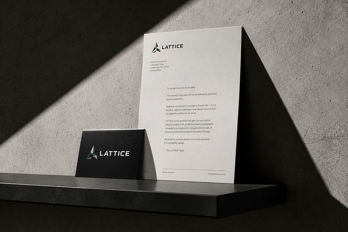 LATTICE — Quantum Encryption Infrastructure Brand Direction Image 13