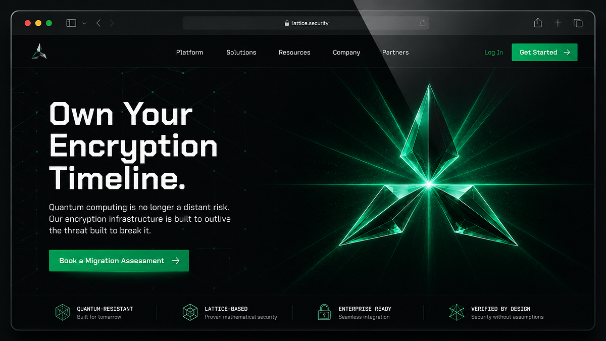 LATTICE — Quantum Encryption Infrastructure Brand Direction Image 14