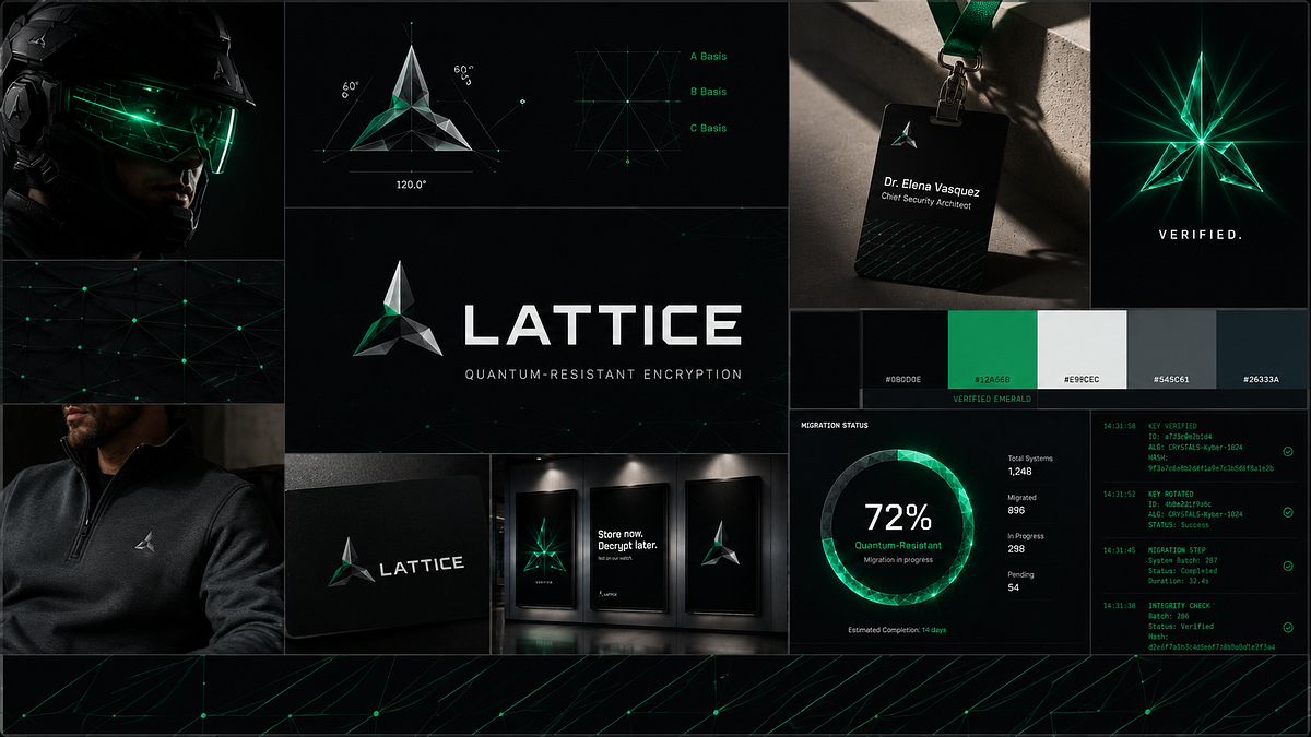 LATTICE — Quantum Encryption Infrastructure Brand Direction Image 20