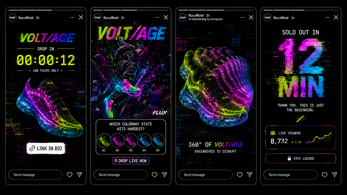 VOLT/AGE — Limited Sneaker Drop Campaign Image 5