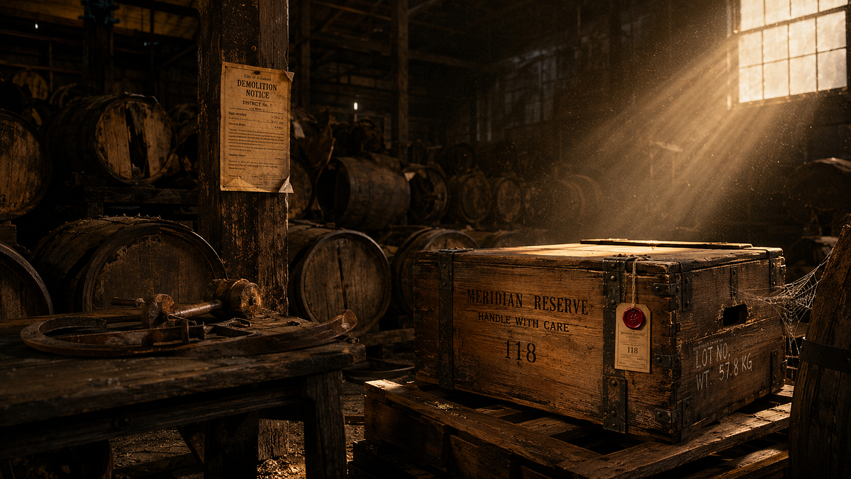 MERIDIAN RESERVE — Limited-Edition Whiskey Packaging System