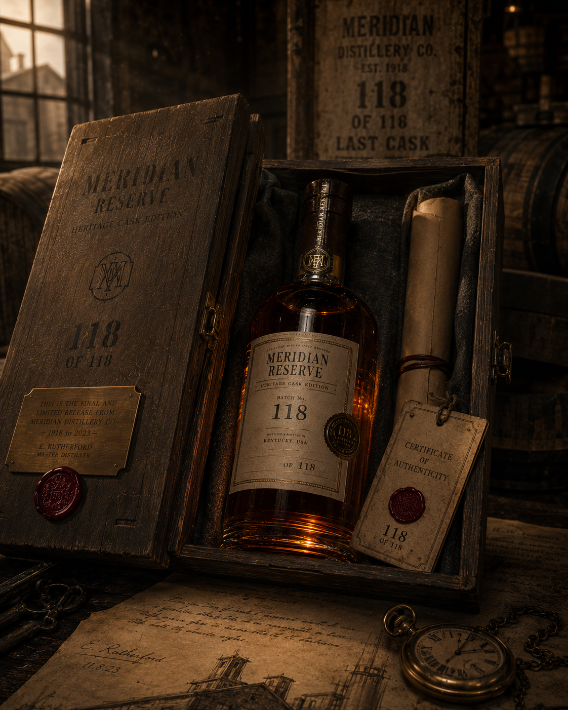 MERIDIAN RESERVE — Limited-Edition Whiskey Packaging System Image 3
