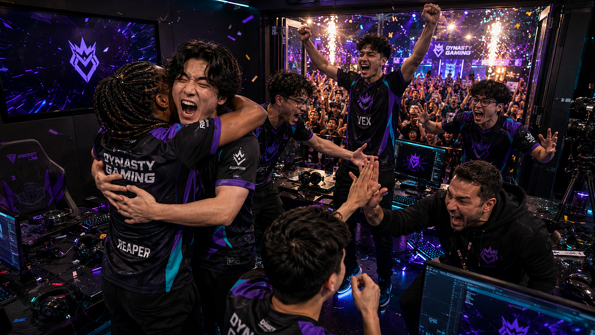 NEON DYNASTY — Esports Team Visual Direction Image 8