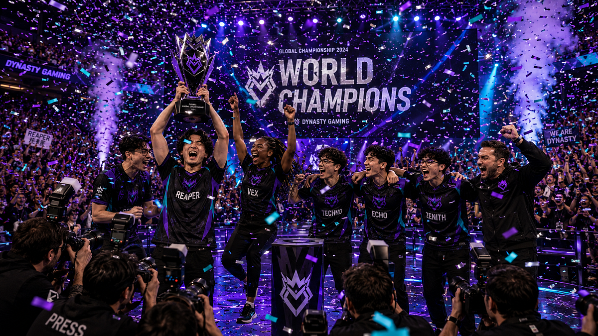 NEON DYNASTY — Esports Team Visual Direction Image 9