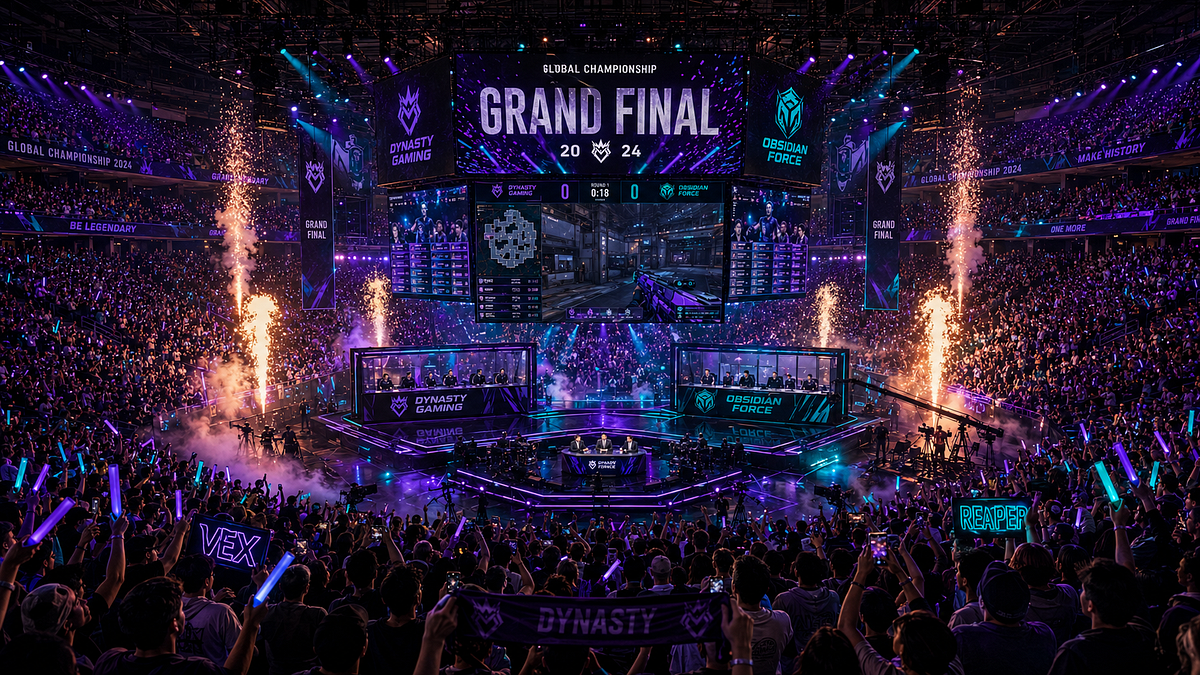 NEON DYNASTY — Esports Team Visual Direction Image 10