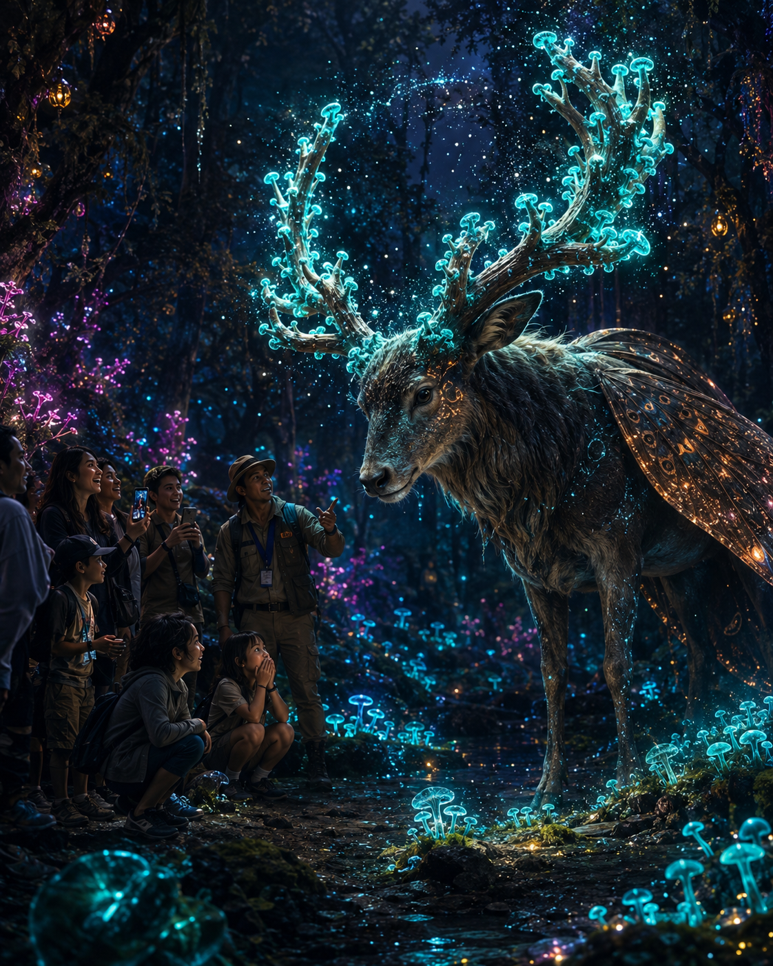 LUMENGROVE — Immersive Bioluminescent Theme Park Land Image 1