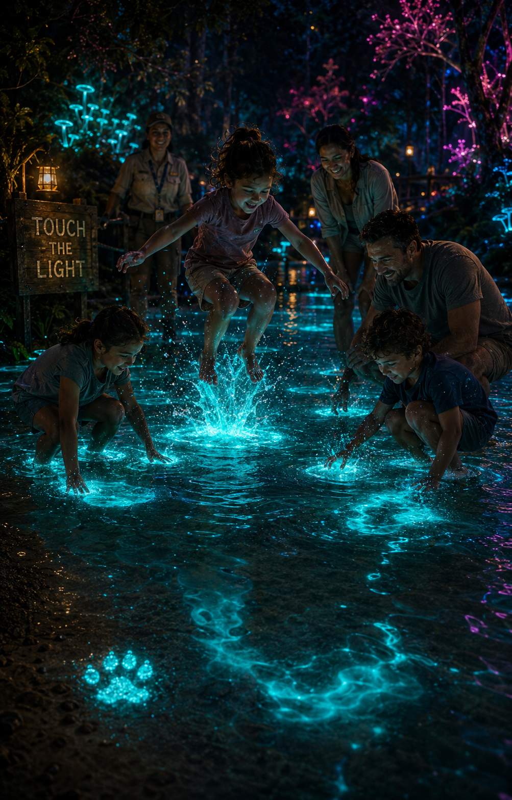 LUMENGROVE — Immersive Bioluminescent Theme Park Land Image 4