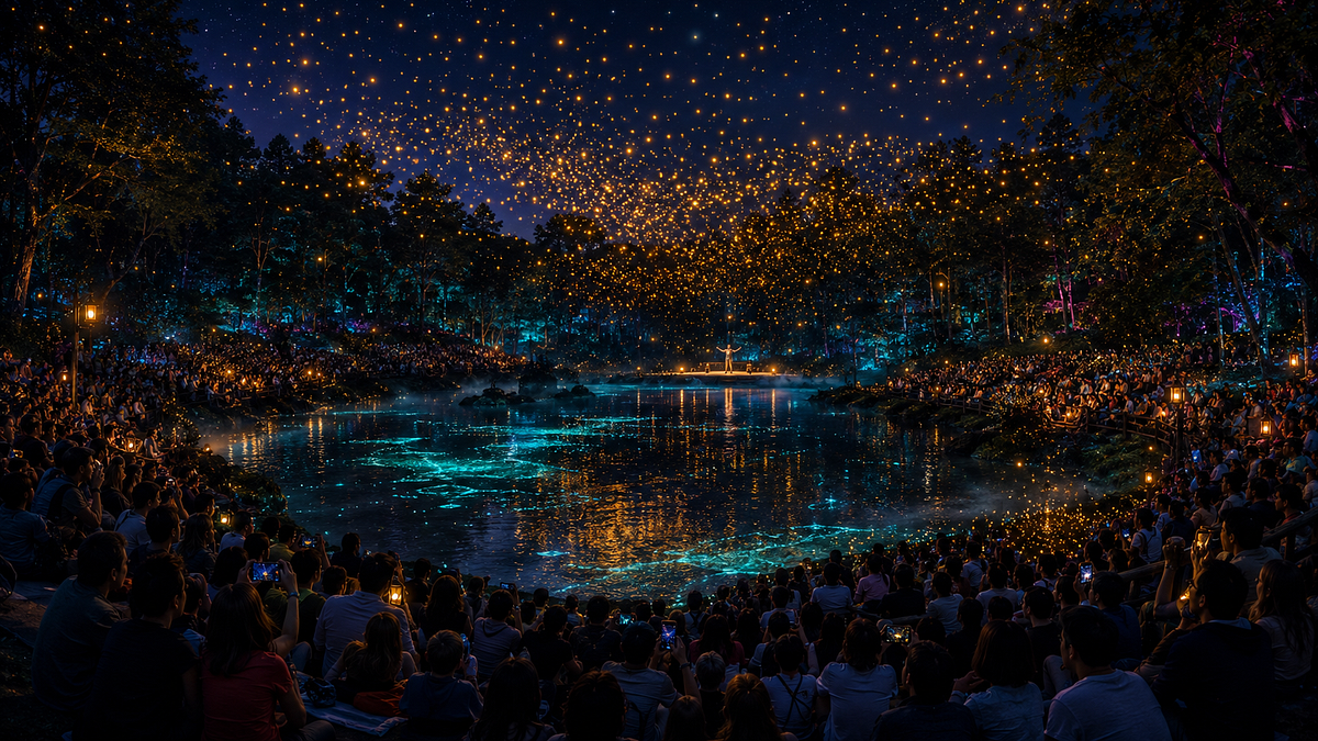 LUMENGROVE — Immersive Bioluminescent Theme Park Land Image 5